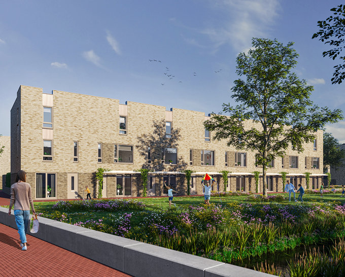 Drielaagse woningen met beukmaat 5,40 m Drielaagse woningen met beukmaat 5,40 m