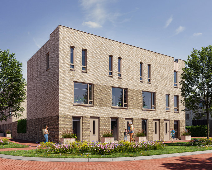 Drielaagse woningen met beukmaat 3,90 m Drielaagse woningen met beukmaat 3,90 m